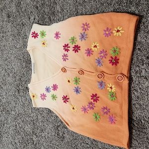 Vintage floral vest